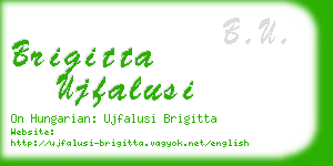 brigitta ujfalusi business card